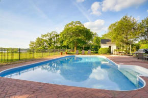 Riverfront Denton Estate on 7 Acres with Fire Pit!